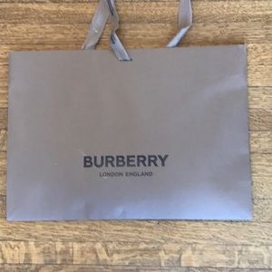 Burberry shopping bag
